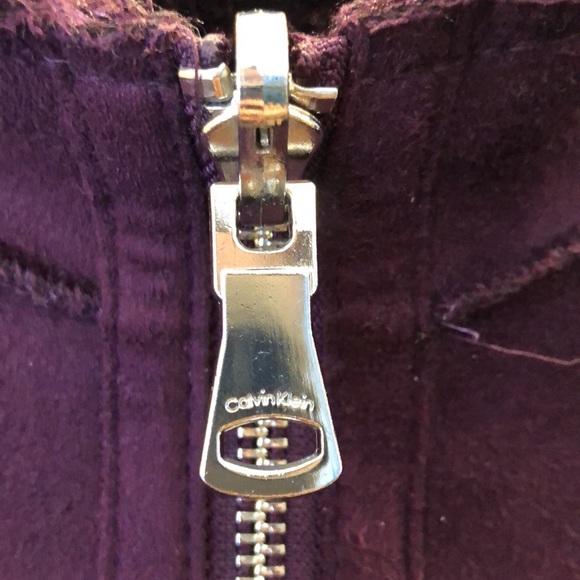 Calvin Klein Burgundy Jacket - Picture 4 of 6